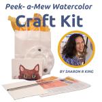 Peek-a-Mew Watercolor Kit